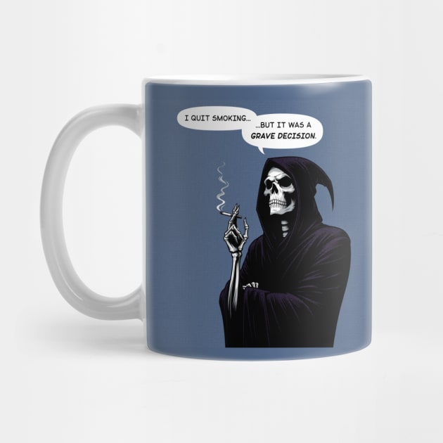 Grim Reaper quit smoking is a grave decision by Retro Vibe